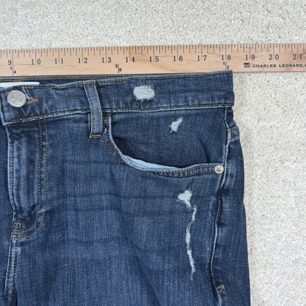 FRAME Le Garcon Crop Jeans Women's Dark Wash Size 31 Straight Leg Denim (36x24) - Picture 5 of 6